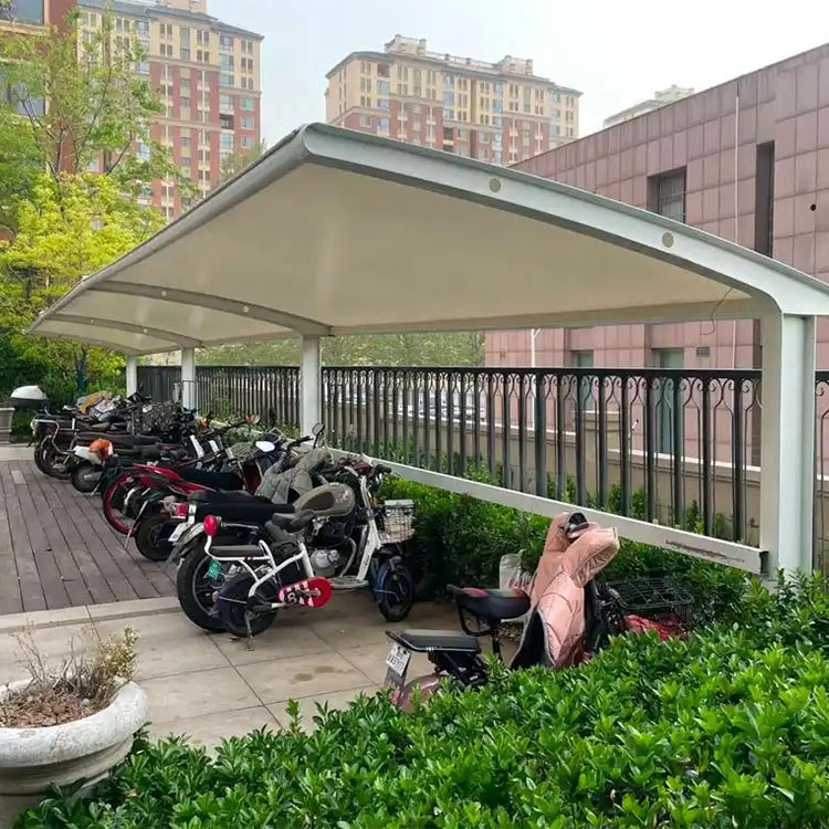 宕昌县膜结构电动车棚